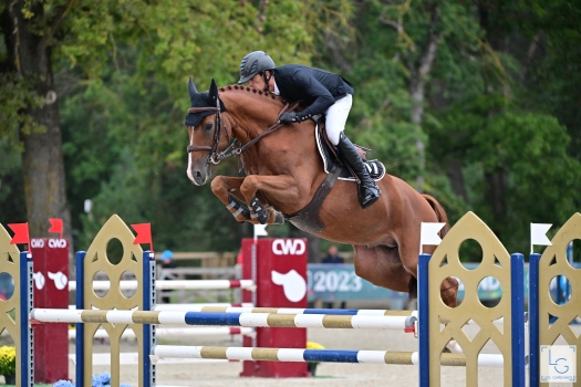 Chagrin d’Amour (CANDY DE NANTUEL), 6e du Championnat des 6 ans ASB à Fontainebleau.